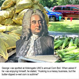 George at the Corn Boil